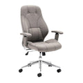 **Ergonomische Kantoorstoel met Verstelbare Armleuningen en Wielen**