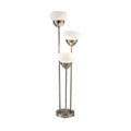**Moderne Vloerlamp met Drie Lampschalen**
