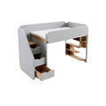 **Innovatief kinderbed met bureau en opbergruimte**